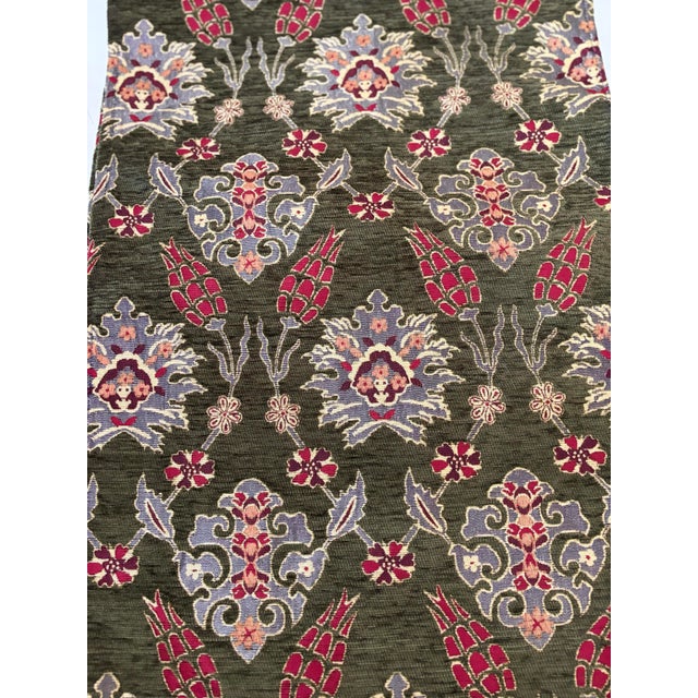 Boho Chic Authentic Turkish Thlip Pattern Table Runner For Sale - Image 3 of 6