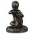 Pigalle Style Bronze Girl With the Bird and the Shell Statue For Sale - Image 16 of 16