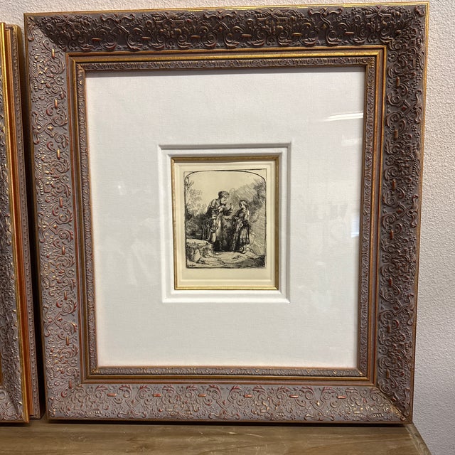 Abraham and Isaac by the Dutch master Rembrandt van Rijn, created in 1645. It is pretty safe to assumed that these are...