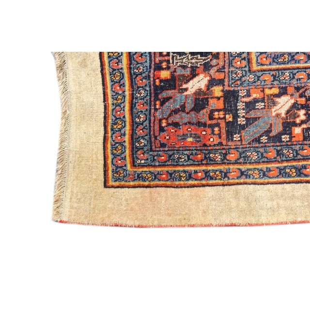 Antique Persian Bidjar Rug 7'9'' X 11'2'' For Sale - Image 11 of 12