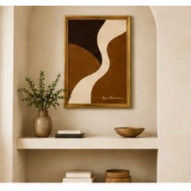 Silk Current Modern Painting Framed by Bryan Boomershine For Sale - Image 10 of 10