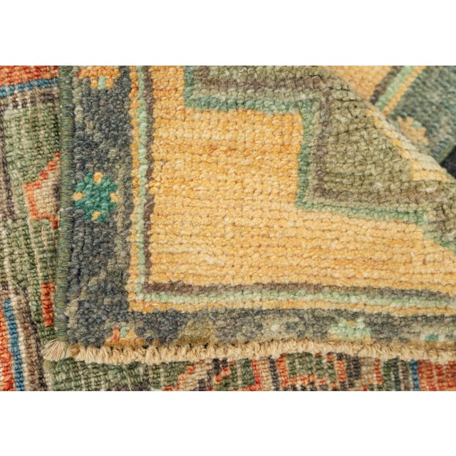 Turkish Mini Rug Oriental Hand Knotted Vintage Rug 1'5" x 3'2" #21297 For Sale In Houston - Image 6 of 8