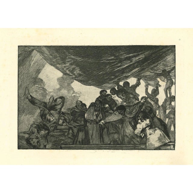 Francisco Goya, Disparate Claro, 1875, Etching For Sale