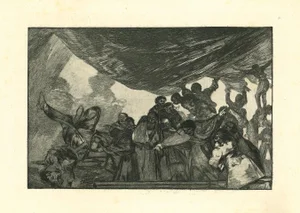 Francisco Goya, Disparate Claro, 1875, Etching