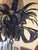 Forest Green Vintage Italian Tole Pineapple Chandlier or Light Fixture For Sale - Image 8 of 9