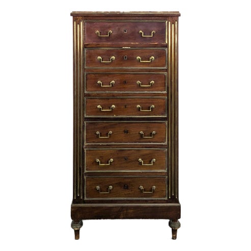 Louis XVI Trompe Loeil Weekly Secretary Desk For Sale