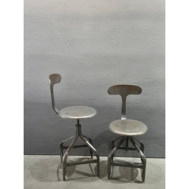 Nicolle Draftsmans Stool, 1960 For Sale - Image 5 of 10