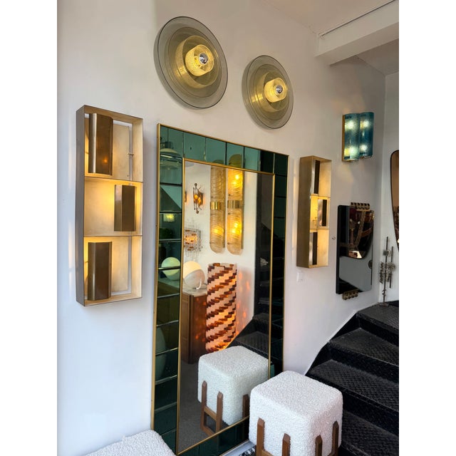 1970s Sconces Murano Glass by Carlo Nason for Mazzega, Italy - Pair For Sale - Image 9 of 12