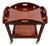 English Style Bombay Company Butler's Tray Table Cherry Wood Drop Leaf Serving For Sale