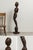 Asian Vintage Modernist Carved Hardwood Female Figure, Southeast Asian Decorative Floor Sculpture, Mid to Late 20th Century For Sale - Image 3 of 15