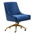 Beatrix Navy Office Swivel Chair For Sale