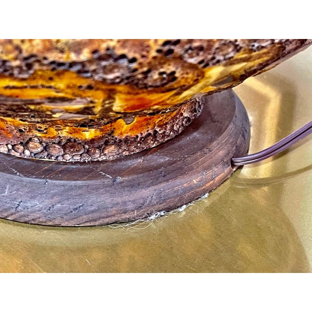 Ceramic 1960s Ceramic Volcanic Lava Lamp For Sale - Image 7 of 13