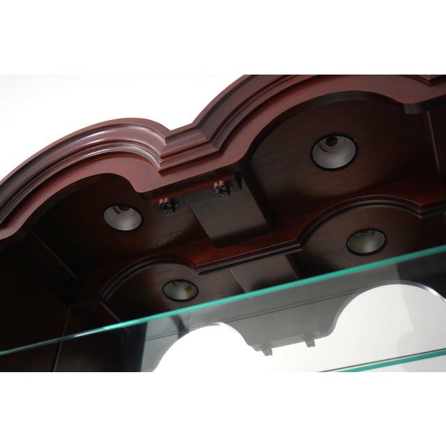 1990s Thomasville Mahogany Double Dome Top Secretary Desk For Sale - Image 5 of 18