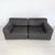 Dimensions: H 20.8" x W 74" x D 25.9" x SH 16" Vintage Swiss modular sofa/daybed De Sede Ds 76 consist of 2 pc in dark...