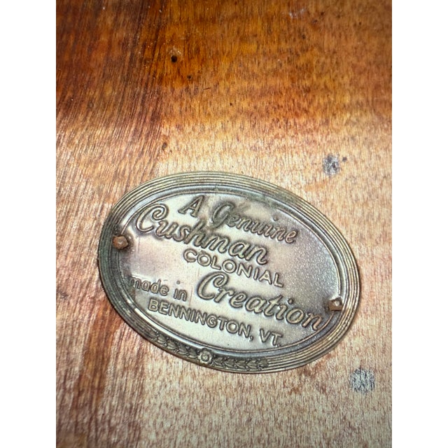 Mid 20th Century Set of Six Cushman Colonial Creations Maple Dining Chairs For Sale - Image 12 of 12