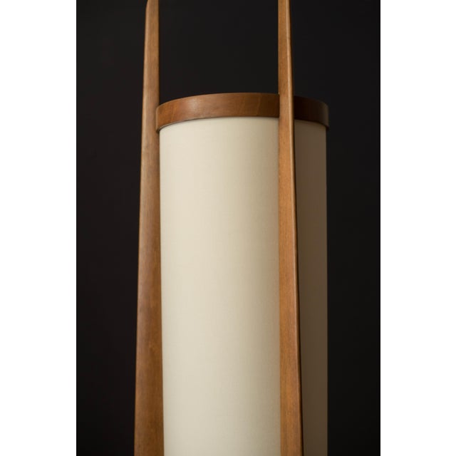 Ivory Vintage California Modern Sculptural Floor Lamp by Modeline Lighting Co. For Sale - Image 8 of 14