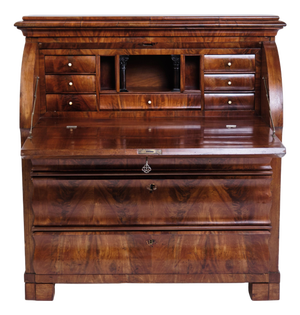 Chatol with Drawers in Hand Polished Mahogany, 1820s