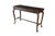 Vintage Queen Anne style console table, showcasing classic design elements from the mid-to-late 20th century. Crafted from...