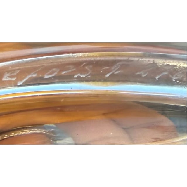 Orrefors Signed Orrefors "Wish to the Moon"Lead Crystal Vase | 1942 For Sale - Image 4 of 6