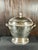 Vintage Silver-Plated Ice Bucket With Glass Liner Thermos Glass liner 10"W x 8"D x 10"H Minor scratches commensurate with...