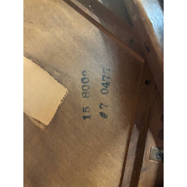 1980s Unique Ethan Allen Octagon Accent Table Two Available For Sale - Image 5 of 5