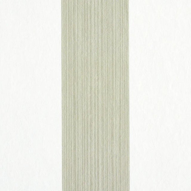 Transitional Sample - Schumacher Edwin Stripe Medium Wallpaper in Linen For Sale - Image 3 of 4