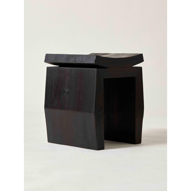Inspired by: The Shou Sugi Ban, a traditional Japanese technique of burnt wood, designer Charlotte Juillard designed a duo...