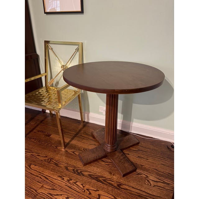 Custom Wood Pub Table/Side Table, with beautiful detailing
