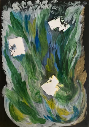Rosetta Vercellotti, Il mondo della musica, 2016, Acrylic on Canvas