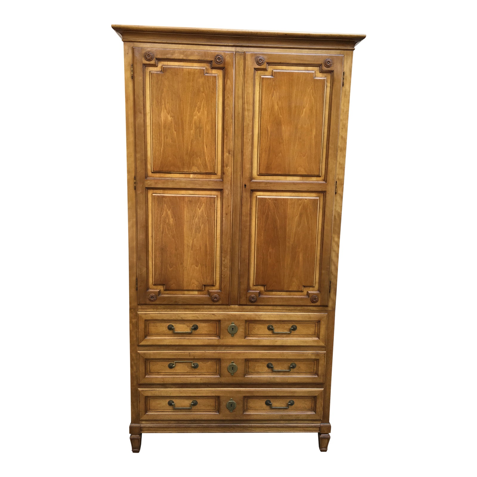 Vintage Baker Wardrobe Storage Armoire Chairish