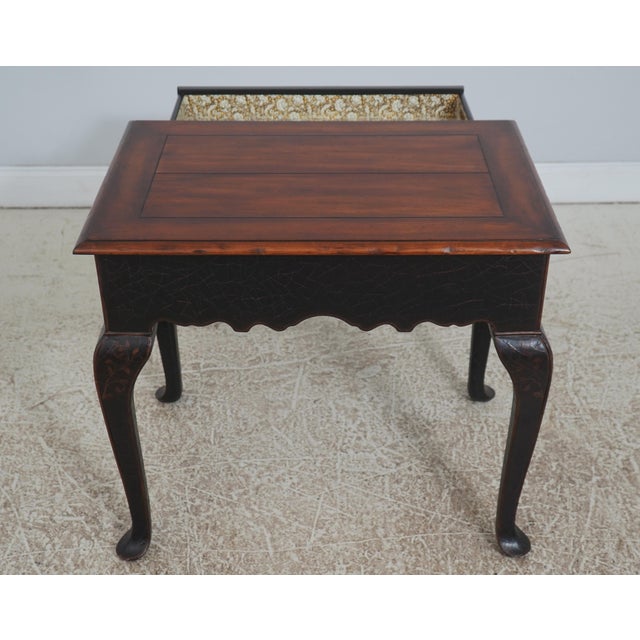 Baker Milling Road Chinoiserie 1 Drawer Hall Table For Sale - Image 14 of 18