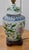 Ceramic Vintage Ceramic Table Lamp Ginger Jar Floral Hand Painted Wood Base For Sale - Image 7 of 17