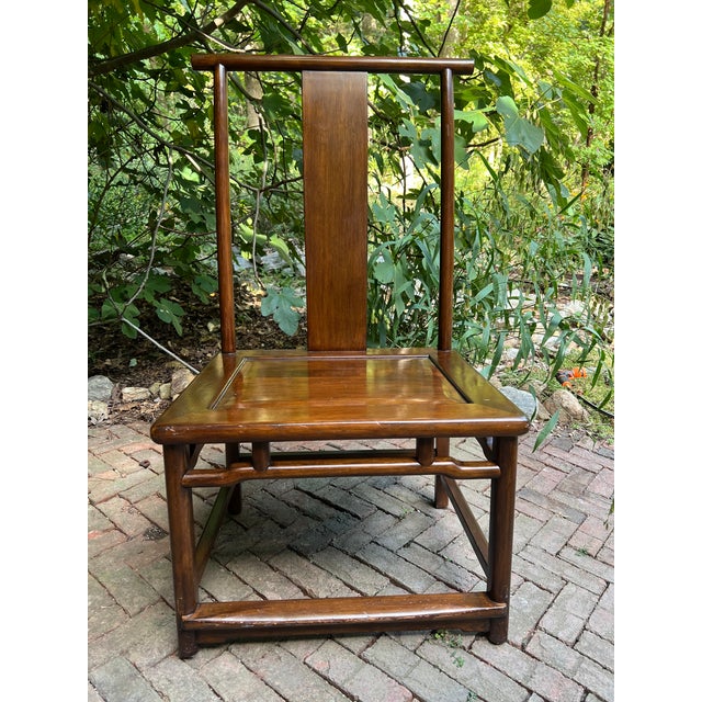 Striking pair of Maria Yee side chairs. These chairs mix well with many different interior styles, adding a pop of charm...