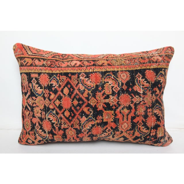 Art Deco 16'' X 24'' Antique Tribal Rug Cushion Cover For Sale - Image 3 of 11