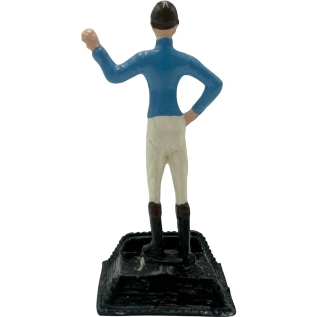 Metal Vintage Vanderbilt Whitney Estate Set of 8 21 Club Jockey Place Card Holders For Sale - Image 7 of 14