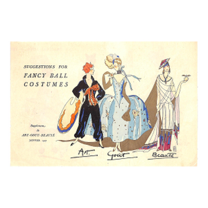 Suggestions for Fancy Ball Costumes Supplement De Art-Gout-Beaute Janvier 1927