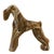 Mid-Century Modern Mid-Century Modern American Swirl Slag Glass Airedale Terrier Sculpture For Sale - Image 3 of 8