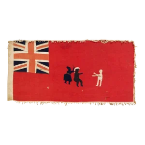 Mounted Asafo Flag of Ghana C.1820-1920