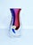 Mid-Century Murano Sommerso Textured Glass Vase by Alessandro Mandruzzato For Sale - Image 12 of 12