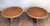 1970s Large Round Coffee Tables in Rope and Wood Wood in the Style of Audoux Minet - a Pair For Sale - Image 12 of 12