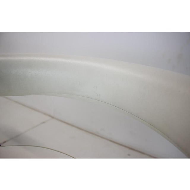 Metal Leather Cassina Swivel Armchair LC7 attributed to Le Corbusier, Perriand & Jeanneret, 1990s For Sale - Image 7 of 17