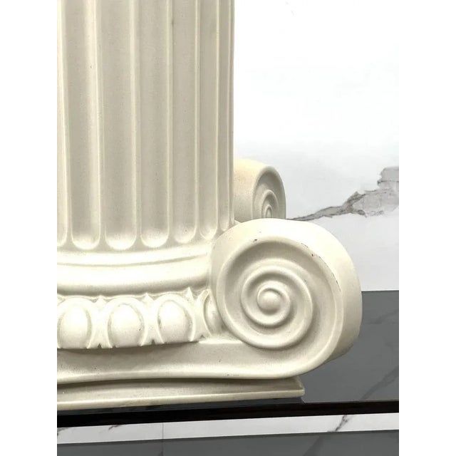 1980s Vintage Ceramic Lamp, 1980 For Sale - Image 5 of 10