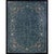 Room Size Blue Damask Chinese Knotted 1890s Antique Wool Rectangle Peking Rug For Sale - Image 4 of 5