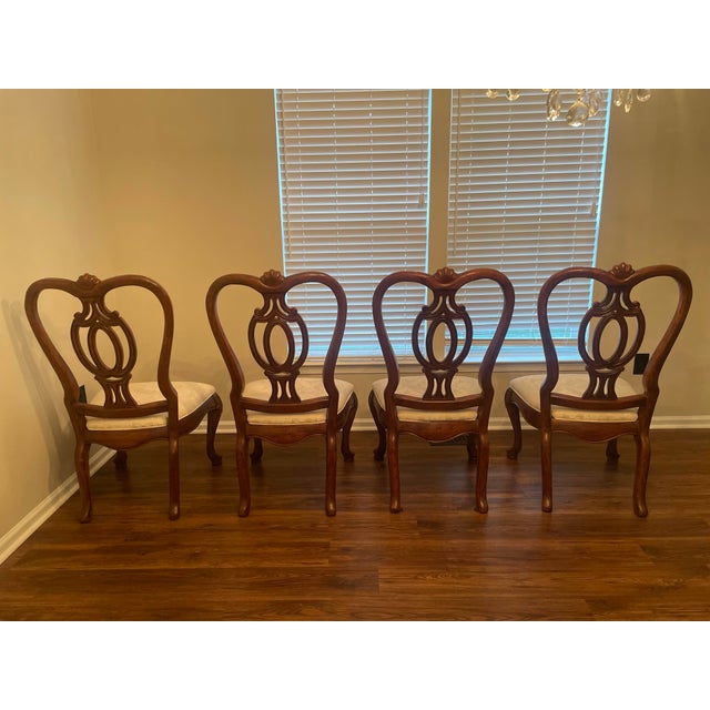 Brown Thomasville Dining Room Table With 6 Chairs - Set of 9 For Sale - Image 8 of 12