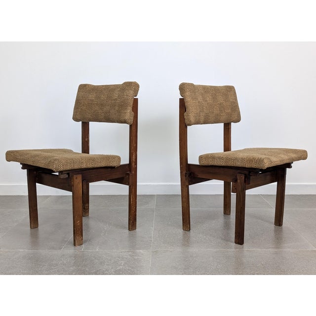 Gerrit Rietveld Chairs with Adjustable Seats and Backrests in the style of Gerrit Thomas Rietveld, 1950s, Set of 2 For Sale - Image 4 of 18