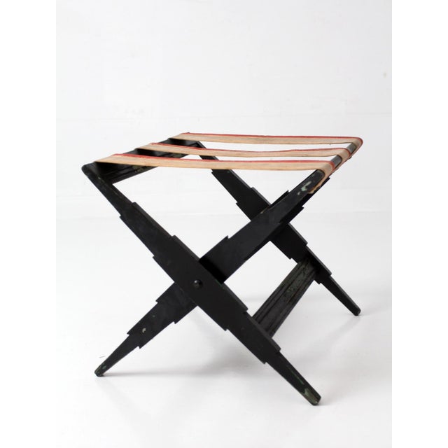 1930s Folding Hotel Luggage Rack For Sale - Image 15 of 18