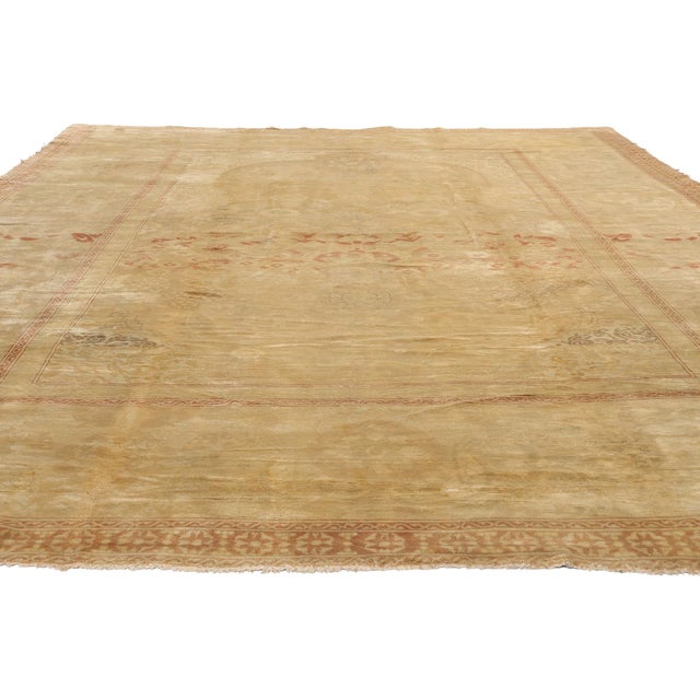 Rococo Late 19th Century Antique European Austrian Rug - 10'07 X 14'02 For Sale - Image 3 of 9