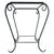 Vintage wrought iron glass plant table side table from the 1960s. Beautiful wrought iron table with a glass top. Also nice...