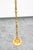 Vintage Mid Century Modern Floor Lamp Lighting Brass Gold Ribbed Maximalist For Sale - Image 10 of 12