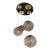 Raak Modern 4-Light Globe Hanging Pendant Lamp For Sale